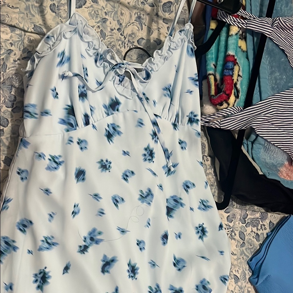 Floral Spaghetti Strap Dress